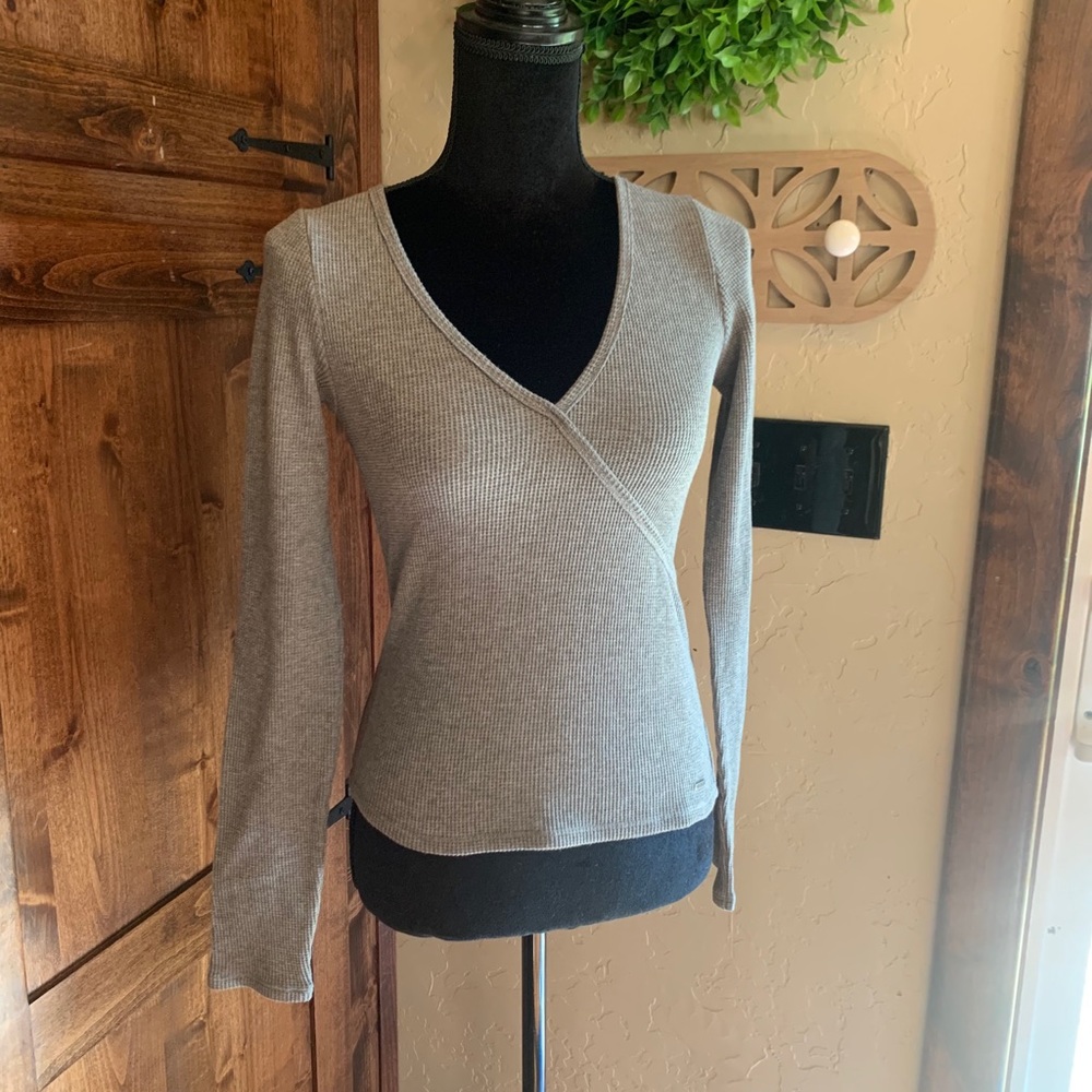 Grey long sleeved shirt